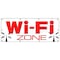 Signmission WI-FI ZONE BANNER SIGN wifi internet cafe hotspot signs free web B-120 Wifi Zone - alternate 1